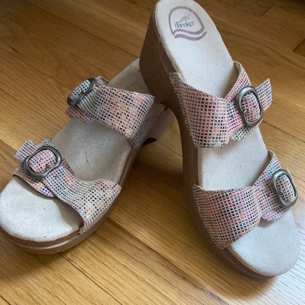 Dansko Sophie Slide on sandals/wedges